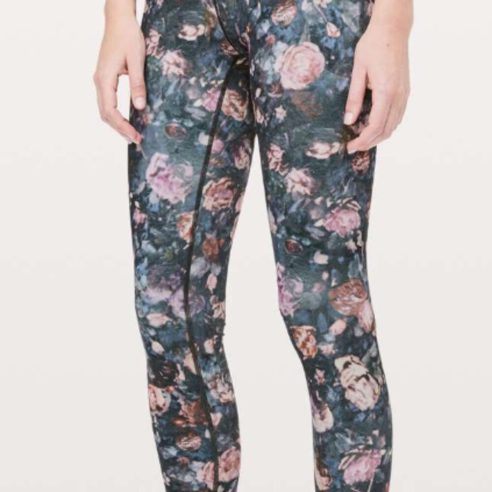 Lululemon Wunder Under High-Rise Tight *Full-On Luxtreme 28" Frosted Rose Multi